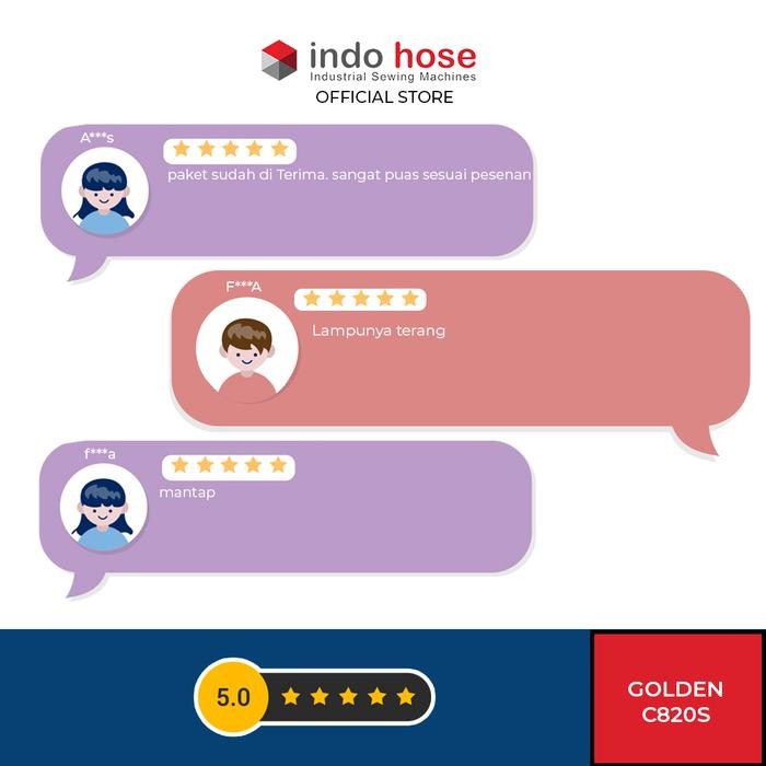 Golden C820S Lampu Mesin Jahit Soket Kabel Servo Motor LED 20 Titik