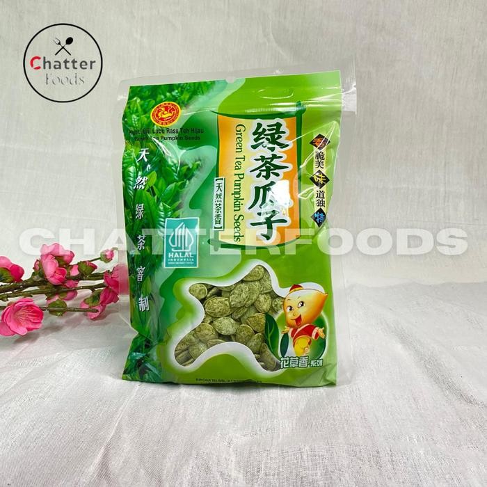 

Green Tea Pumpkin Seeds/ Kuaci Biji Labu Rasa Teh Hijau 250Gr/ Kuaci Labu Chen Liang Ji/ Kuaci Teh