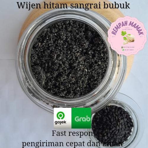 

Wijen Hitam Sangrai Bubuk / Black Sesame Powder Roasted 1kg