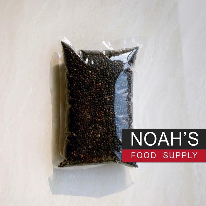 

LADA HITAM BUTIRAN 1 KG BLACK PEPPER PEPPERCORN WHOLE 1KG BIJI