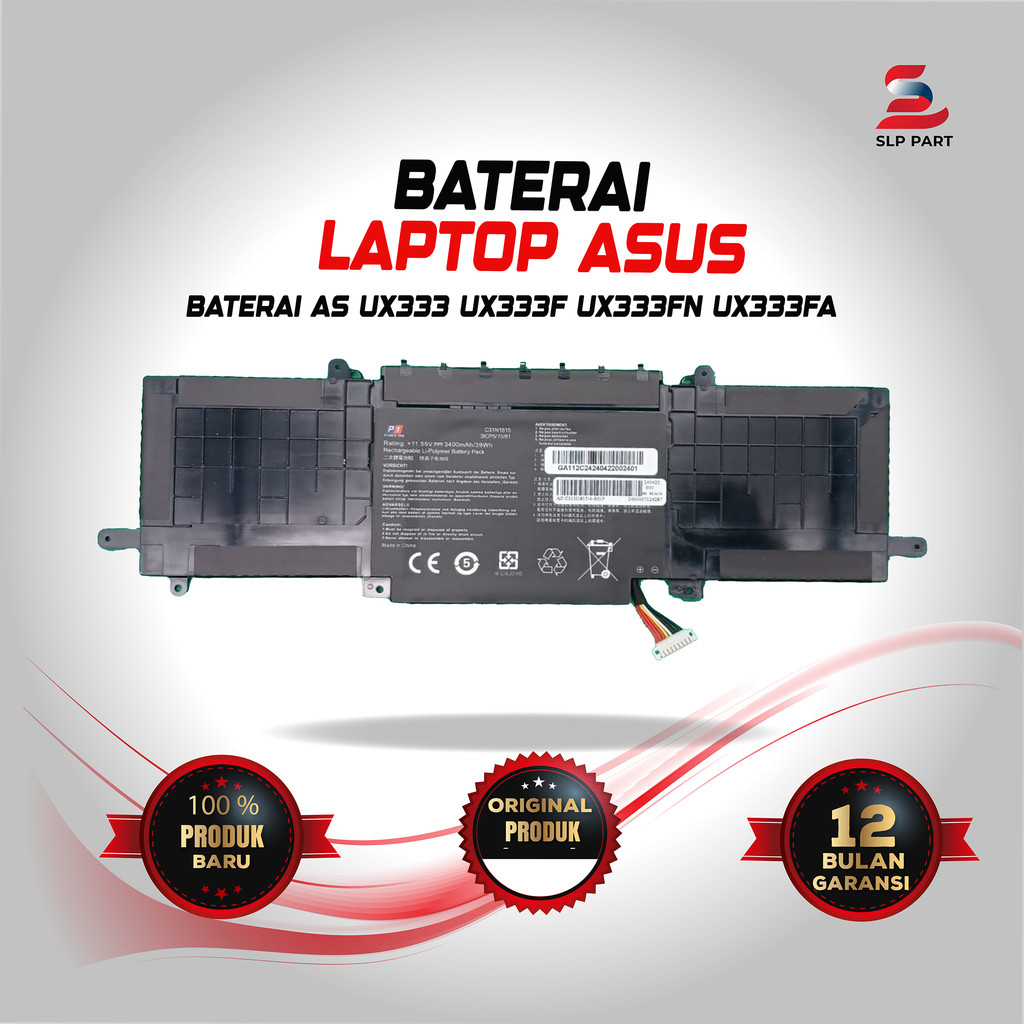 Baterai Asus ux333 ux333f ux333fn ux333fa
