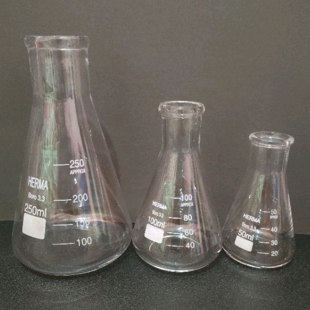 Promo 6.6 HERMA Erlenmeyer flask / Erlenmeyer Flask / 50 ml - 100 ml - 250 ml