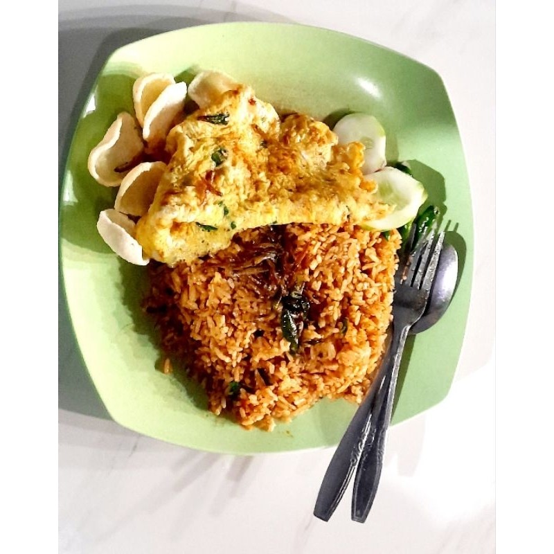 

NASI GORENG TELUR 1 PORSI