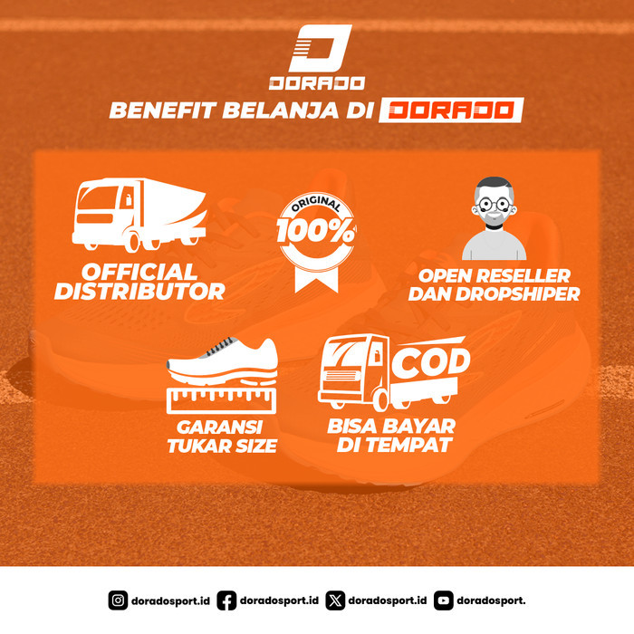 910 Nineten OSAKA ARCH FIX - Sepatu Lari ABU-TUA/HITAM/PUTIH GADING