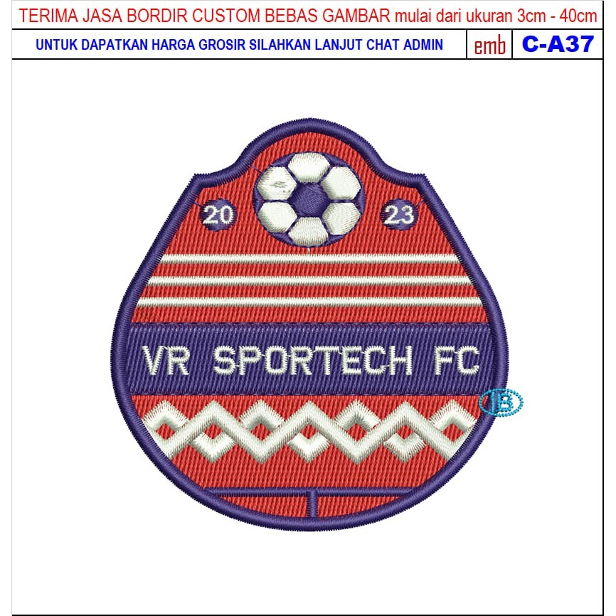 FC-46 PATCH BORDIR VR SPORTECH FOOTBALL/CLUB AKSESORIS