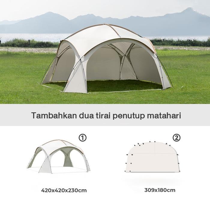 Tenda Dome Camping Dome Tenda Otomatis Tenda Kanopi Besar Outdoor Tenda Piknik Tenda Tahan Hujan