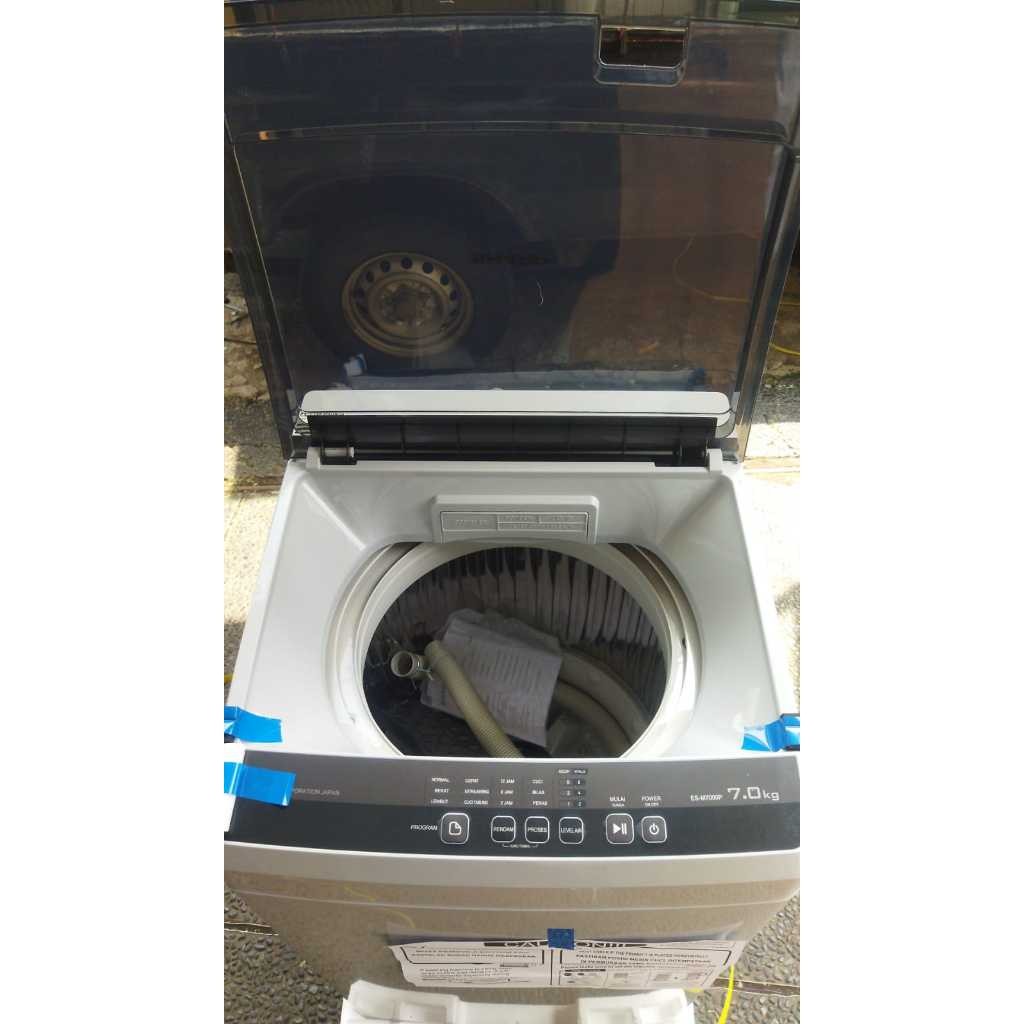 MESIN CUCI 1 TABUNG SHARP 7KG OTOMATIS ESM 7000 PGG