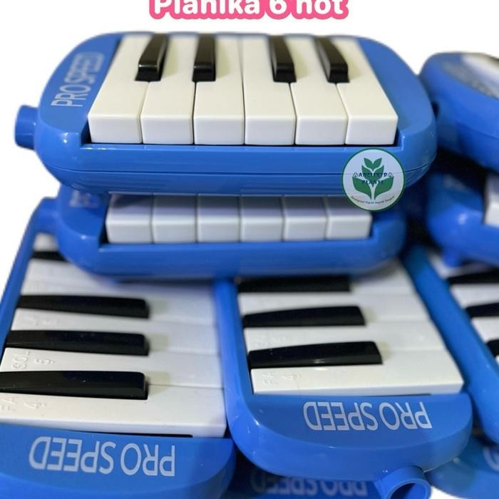 TERBARU PRO SPEED Pianika 6 Not / Pianika Basuri / Pianika Mini / Pianika 6 tombol mainan anak /