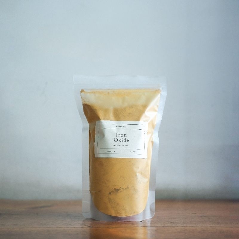 Iron Oxide - Organic Pigment Powder Red Black Brown Green Yellow Bahan Pewarna Bubuk Oker Verf Merah