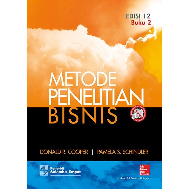 

TERLARIS METODE PENELITIAN BISNIS EDISI 12 BUKU 2 -COOPER READY