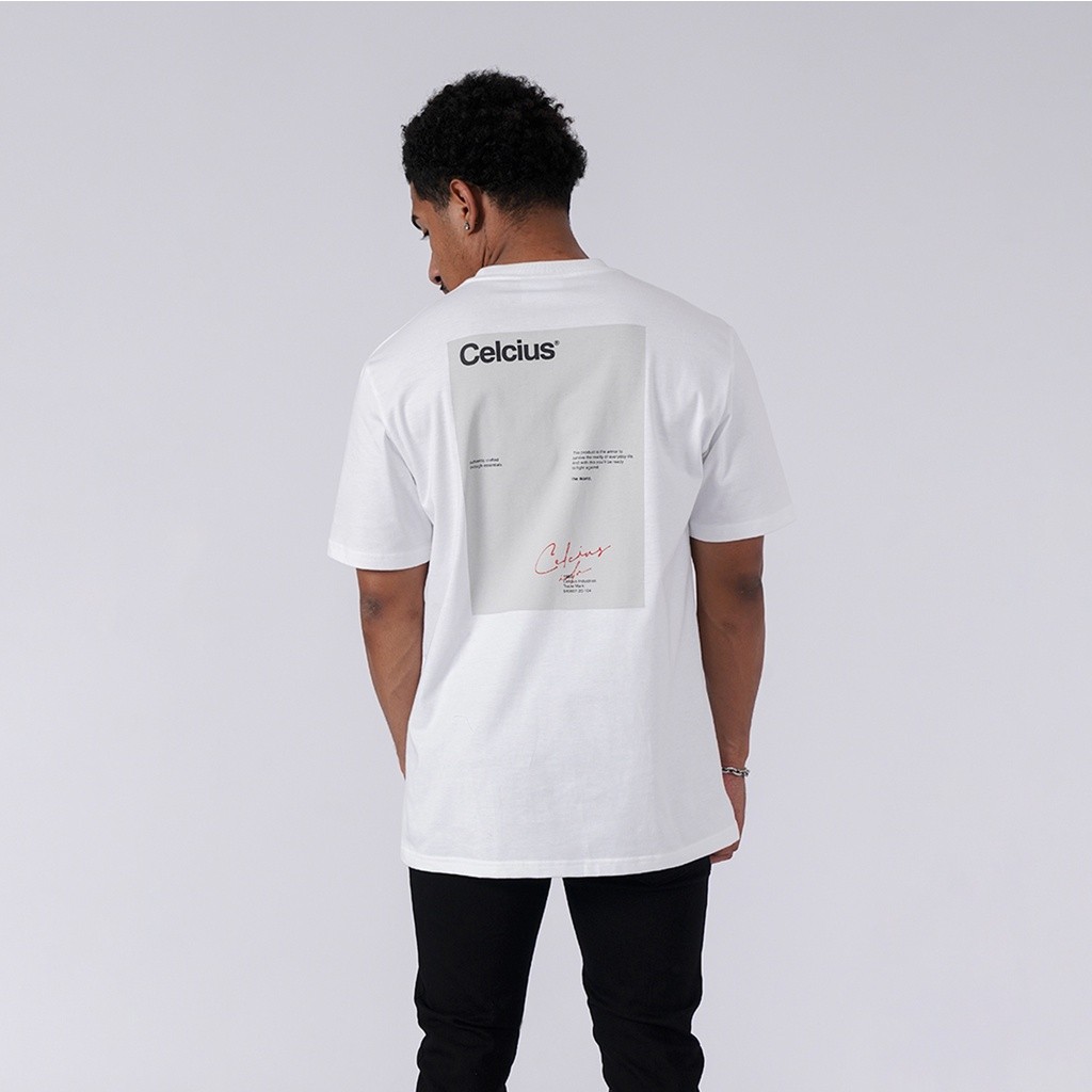 CELCIUS Kaos Lengan Pendek LIN000534C Putih