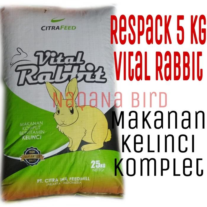 

DISKON makanan kelinci Vita rabbit kemasan 5 kg READY STOCK