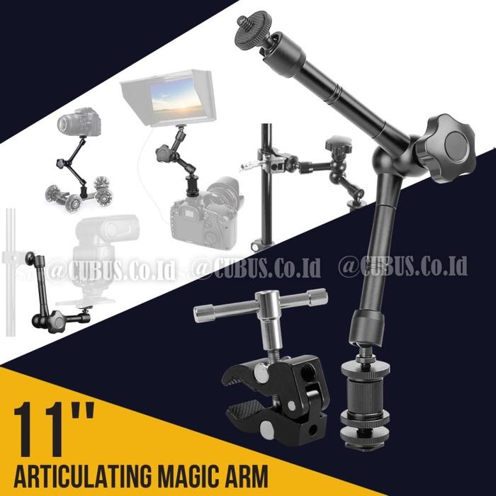Magic Clamp / Magic Arm 11 Inch includ Super C-Clamp