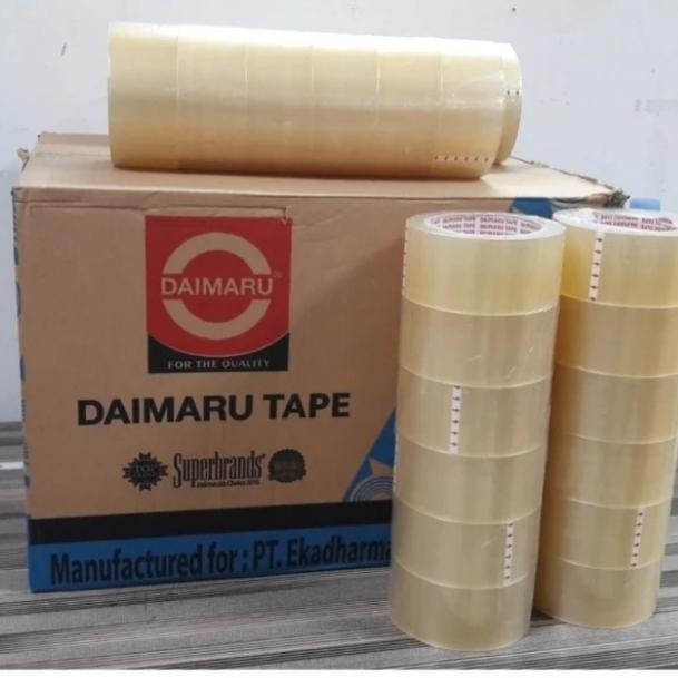 

lakban daimaru 2 inchi 90 yard slop isi 6 rol