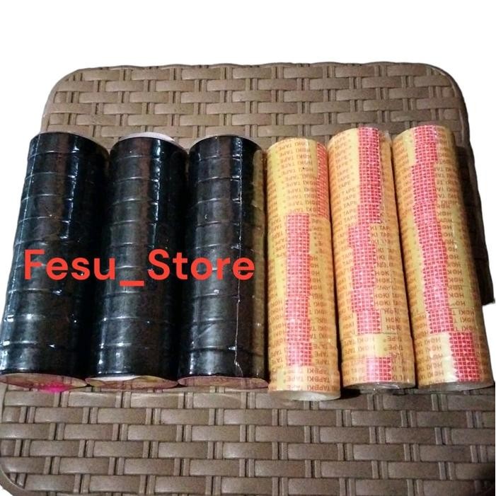 

Isolasi hitam dan bening kecil isi 6 slot