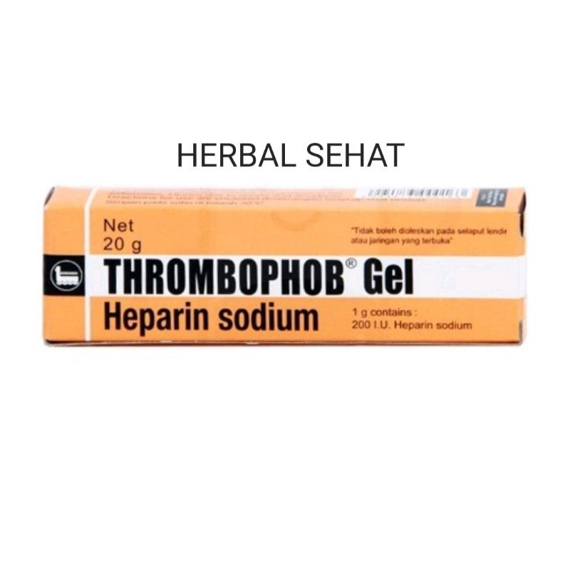 

Thrombophob Gel 20gr Heparium Sodium Pt. Tunggal Idaman Abdi - obat penghilang memar pada kulit