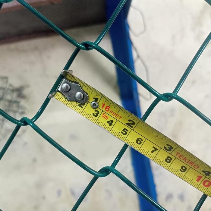 kawat harmonika pvc lubang 5cm 1x10m