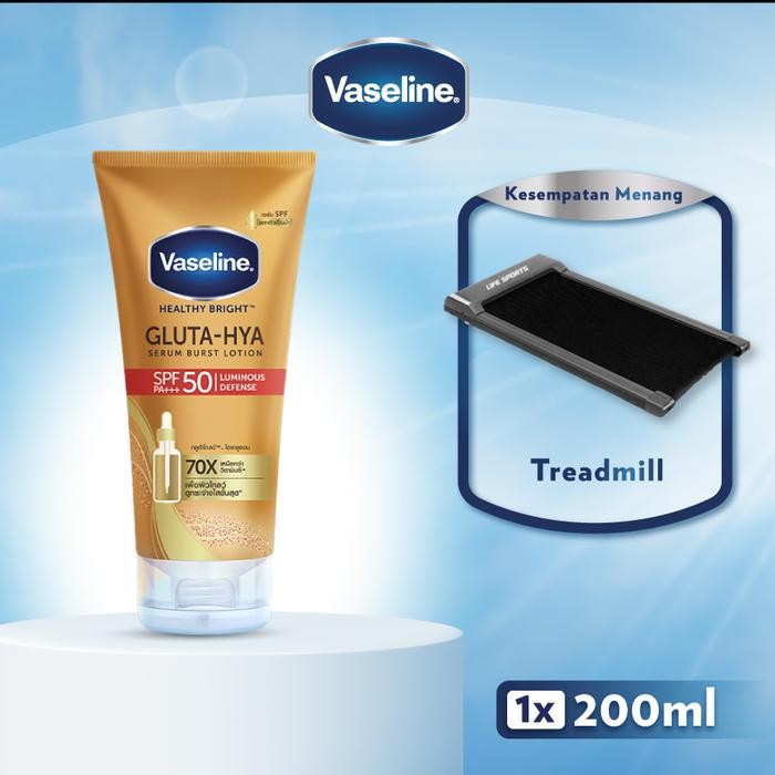 ..... [Mystery Box] Vaseline Gluta-Hya Serum Burst Sunscreen Spf 50 Pa+++ 200Ml