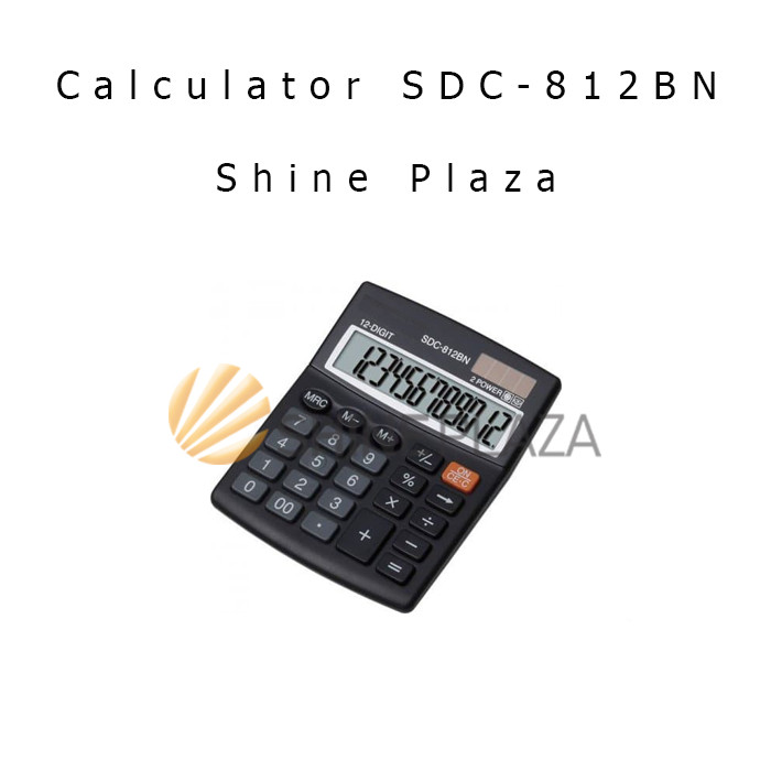 

Calculator Pasar 12 Digit SDC-812BN - Kalkulator 812