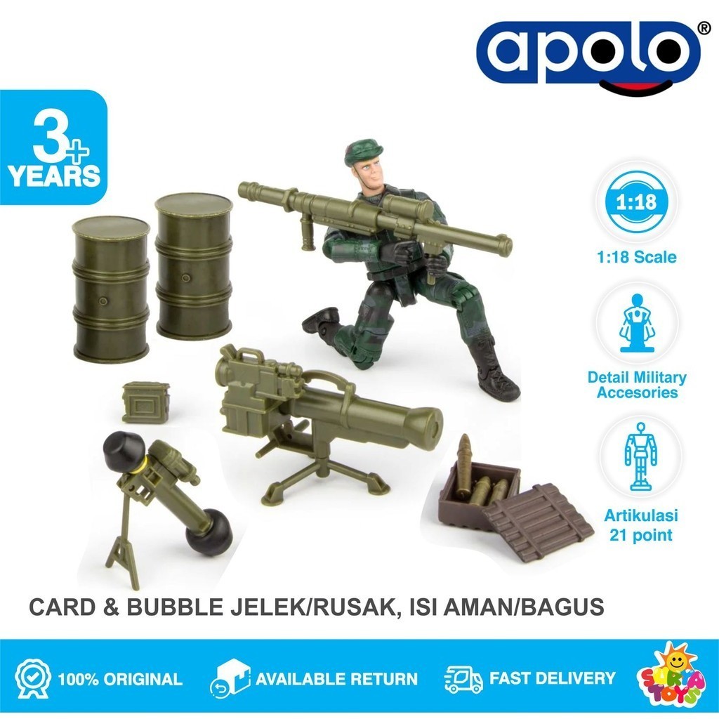 Apolo Action Figure 1:18 World Peacekeepers Power Team Elite