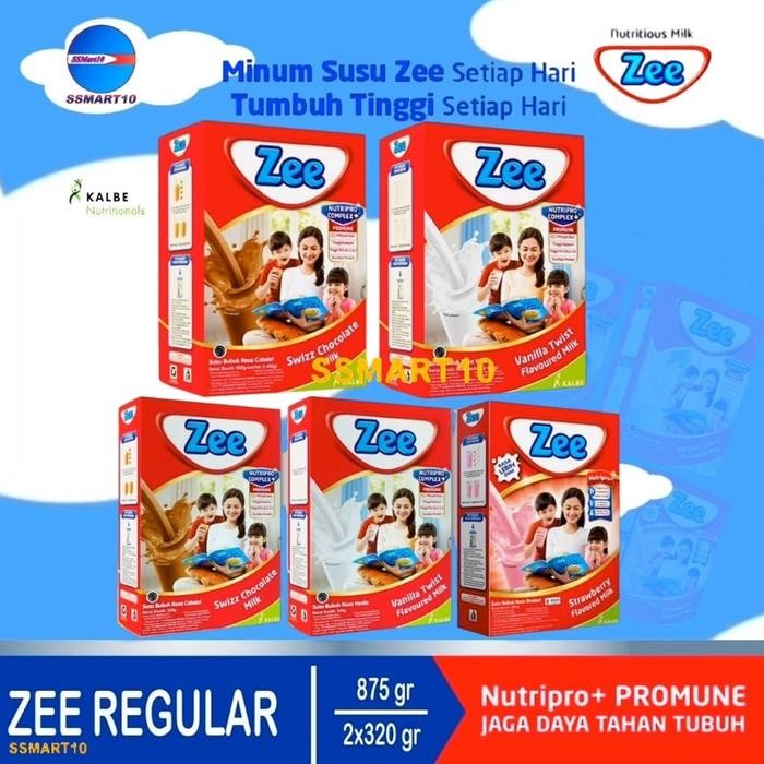 

BARANG TERLARIS Zee Reguler BOX - 2x340gr & 875gr susu bubuk