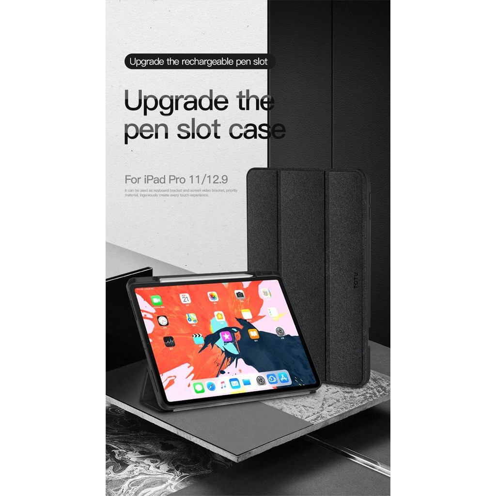 JTTOP" TOTU IPAD PRO 11 M1 2021 INCH SMART CASE CASING IPAD PRO 11 INCH