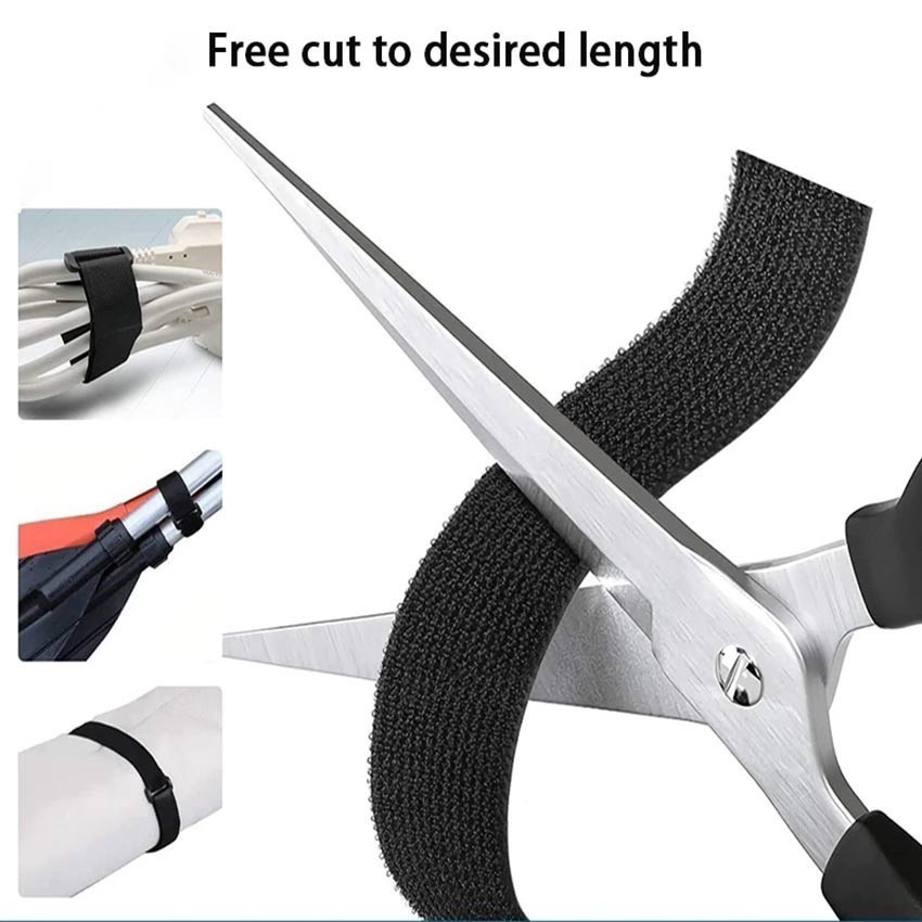 

5M/10M Velcro Cable Tie Organizer / Velcro Strap Cable / Pengikat Kabel Berperekat