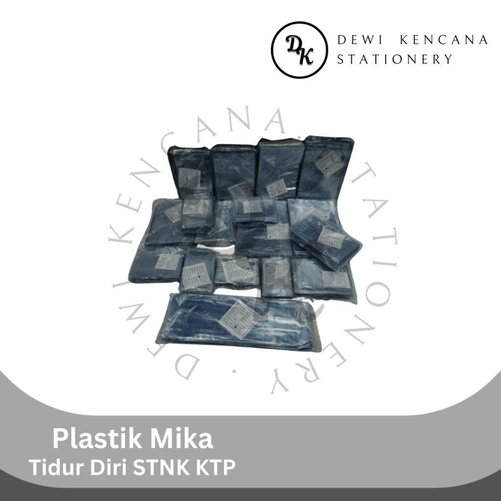 

Plastik Mika Name Tag ID Card 100pcs