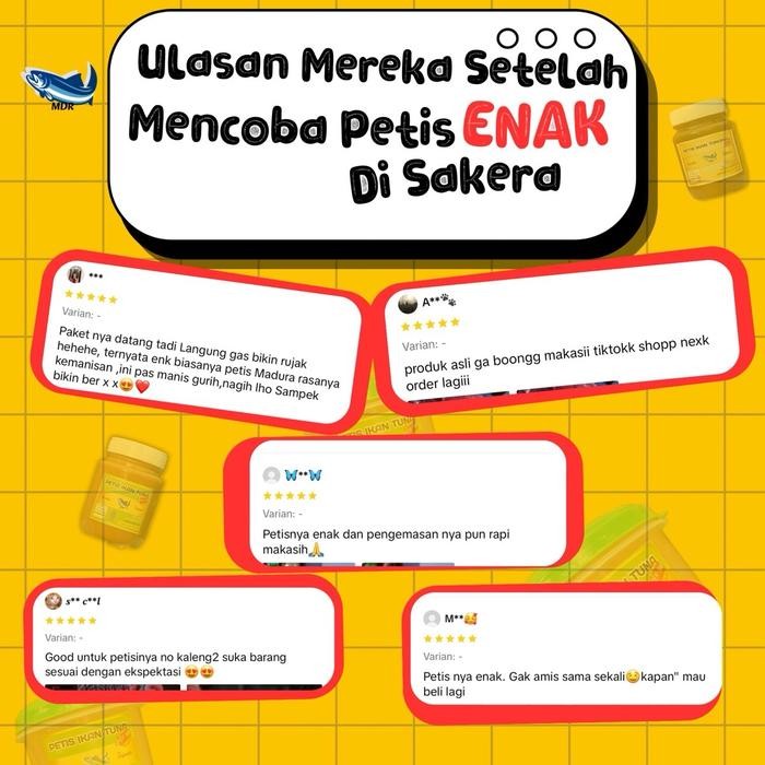 

G&C (SAKERA) 1KG PETIS MADURA ASLI IKAN TUNA MDR