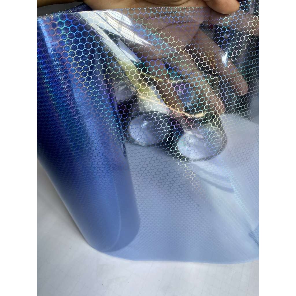 STIKER SKOTLET TRANSPARAN PELANGI MOTOR MOBIL MODEL SARANG TAWON-STIKER LAMPU MOBIL SKOTLET HYBRID