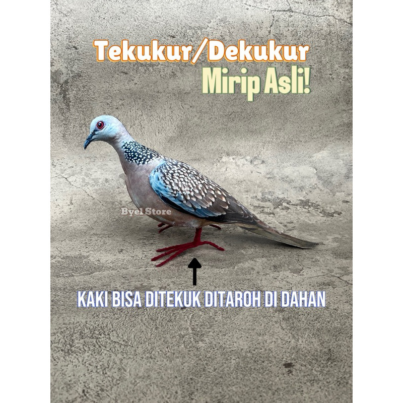 Patung Burung Tekukur Dekukur / Burung Balam