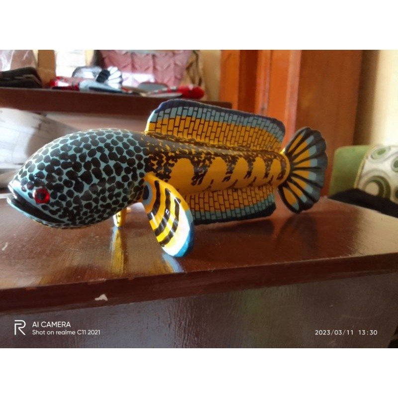 patung chana/patung ikan chana