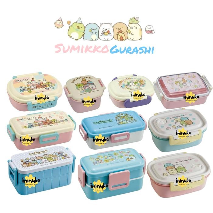 Dapatkan [Skater] Bento Lunch Box Sumikkogurashi Kotak Makan Kotak Bekal Sxk3