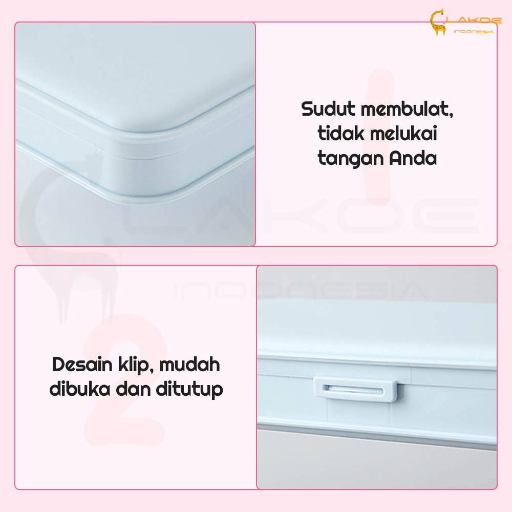 

LAKOE DIY Tempat Pensil Lucu Deco Cream Clay Kotak Pensil anak Mendekor Pencilcase Kotak Alat Tulis