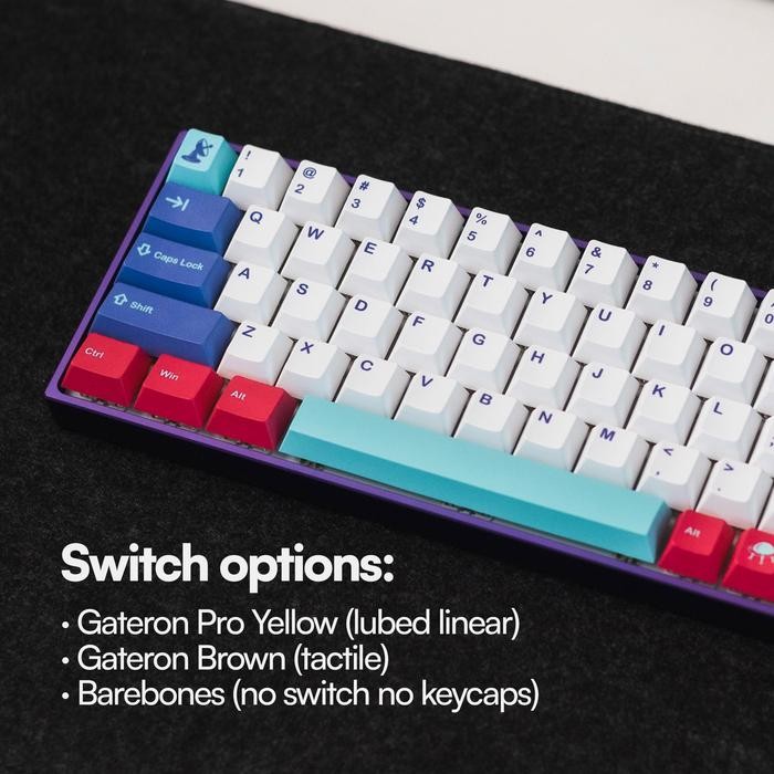 VOYAGER68 Lightyear Edition CNC Alu South Facing Meanical Keyboard