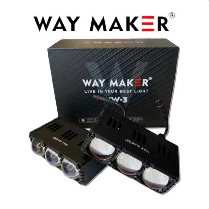 Lampu Tembak Mini Laser Way Maker 3 Mata UW3