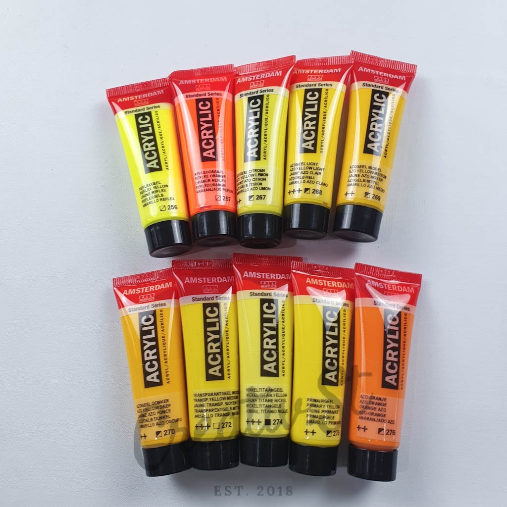 

Amsterdam Cat Acrylic Paint 20 Ml Cat Akrilik Lukis 20 Ml Part 1 Satuan