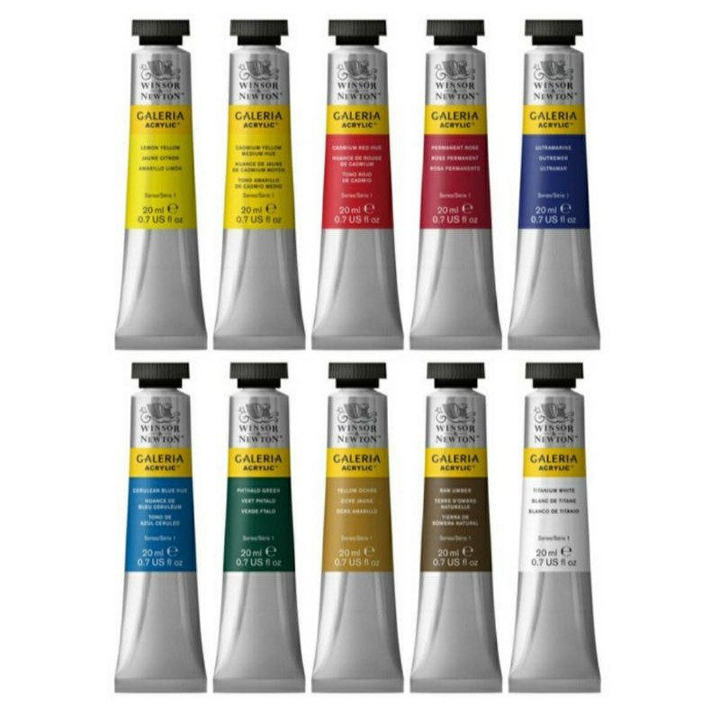 

Cat Akrilik Galeria Acrylic Colour Tube Set 10 x 20 ml Winsor & Newton