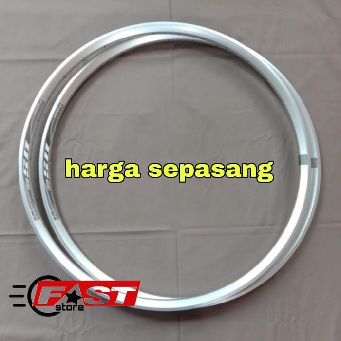 Rims Velg 26 Araya Ds 600 Alloy 32 Hole Silver Gratisongkir