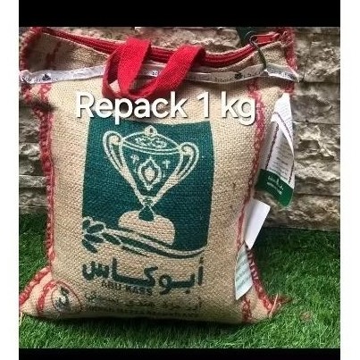 

Beras Basmati abukass 1 kg / Rice basmati abukass India kemasan repack/ beras panjang jamin