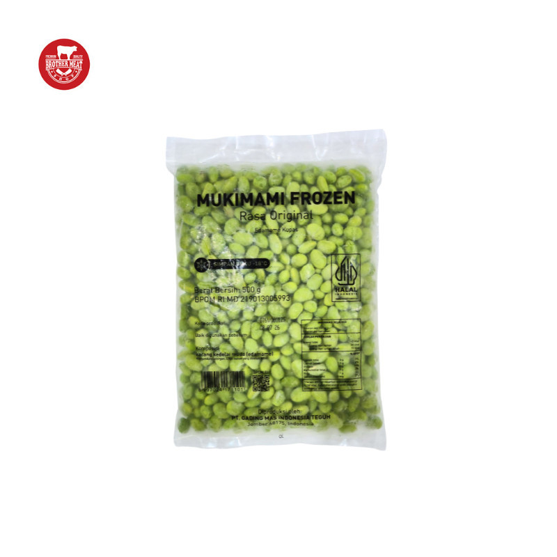 

Mukimami Frozen / Edamame Kupas Original 500gr - Brothermeatshop