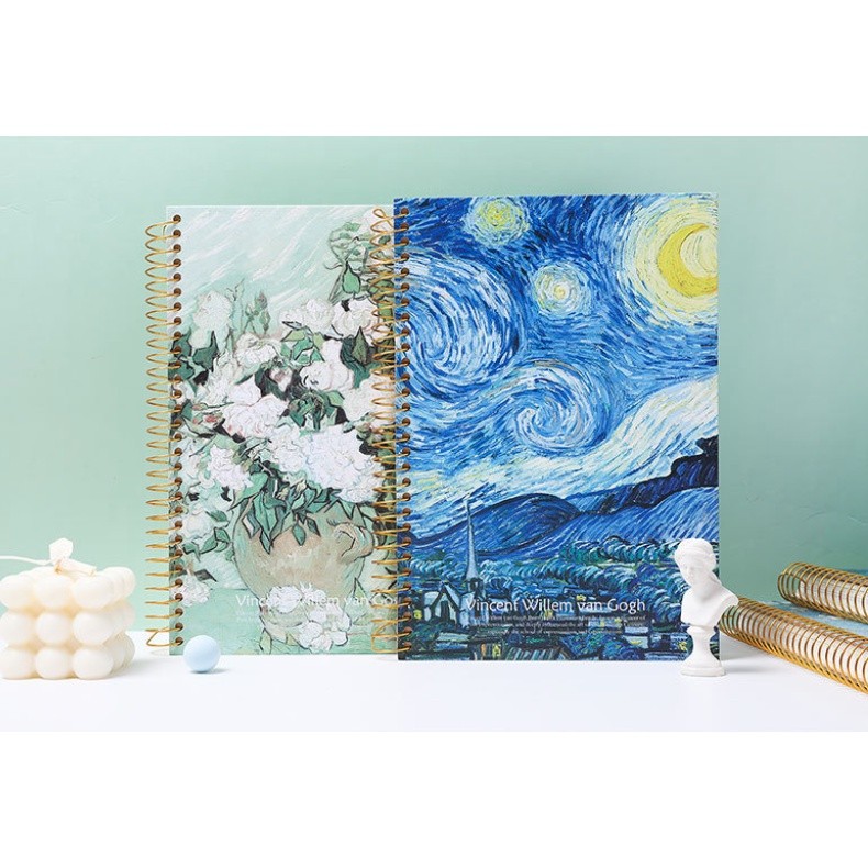 

Buku Tulis B5 Spiral Vangogh Hard Cover Tebal