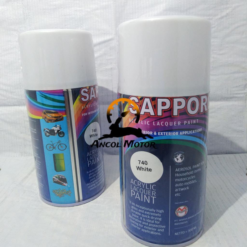 

Sapporo 740 White Cat Semprot Saporo Paint Putih Standar