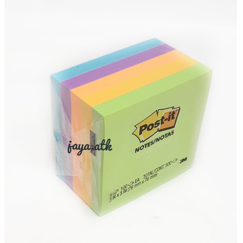 

[LIMITIED EDITION] 3M Post It Stick Notes 654 5UC 76 x 76 mm Jaipur Collection