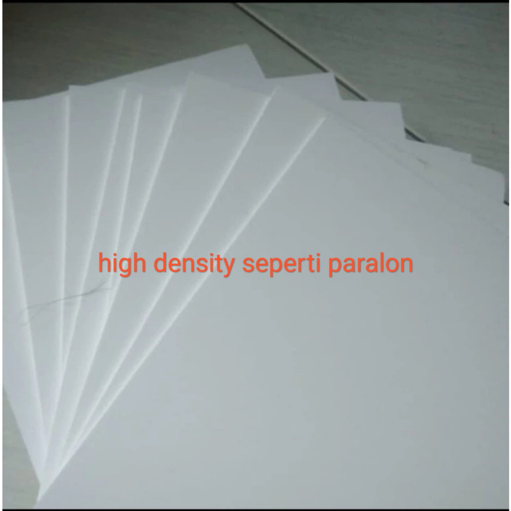 

pvc board 5 mm 40 x 60 cm high density bahan maket merek edw polos (04 ) / no tag ( 05) density /