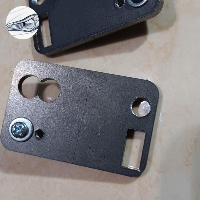 PREMIUM Bracket Brecket Braket Breket Adaptor Perebah Jok Belakang Agya Ayla