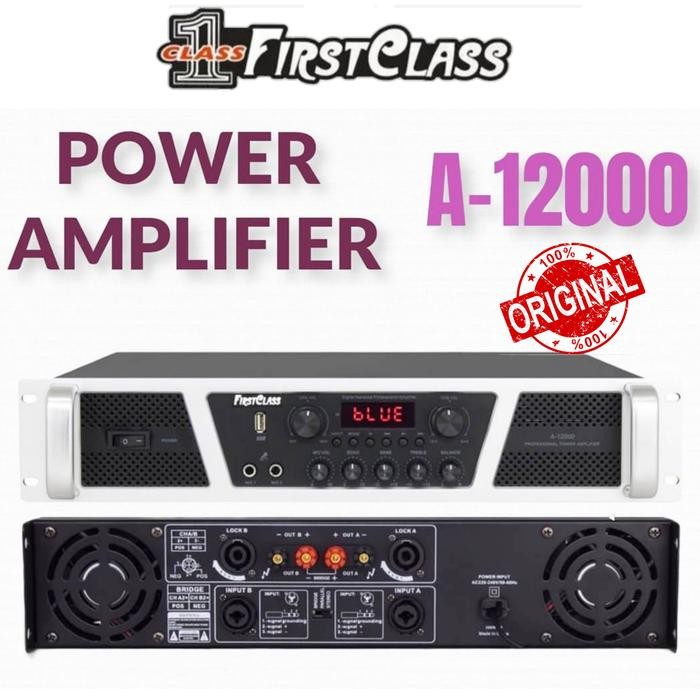 PREMIUM Power audio firstclass a 12000 originsl power firstclass a12000