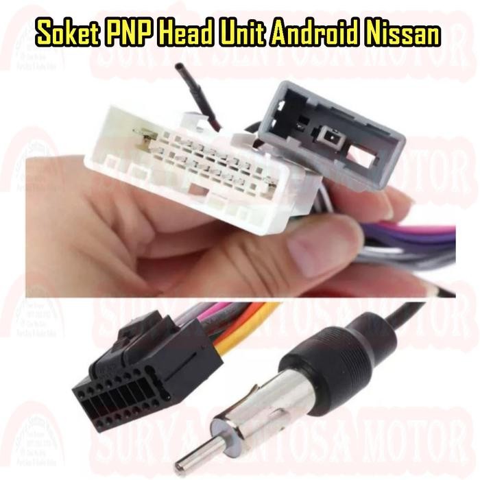 PREMIUM Kabel Soket PNP Head Unit Android Nissan Livina Nissan Grand Livina