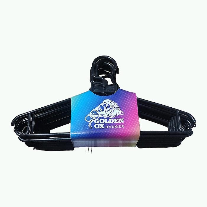 PREMIUM HANGER/GANTUNGAN BAJU PLASTIK (12 PCS) Gantungan Gantungan Gantungan Pakaian