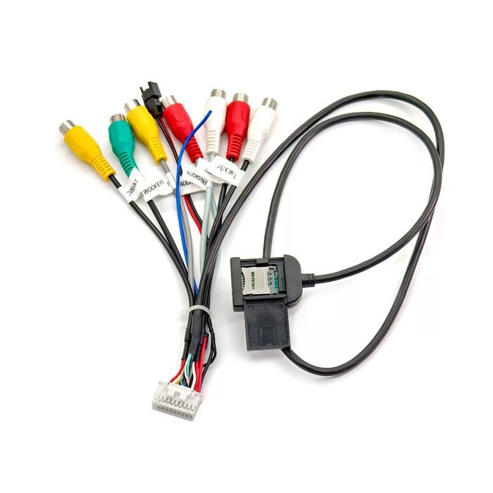 PREMIUM Soket Kabel Port RCA Modem Slot Sim Card Fan Kipas Antena 4G Untuk Headunit Android